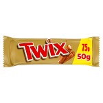 Twix Milk Chocolate Bar Caramel 50g PMP £0.75