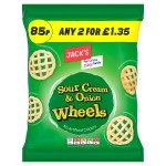 Jack's Sour Cream & Onion Wheels 55g