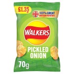 Walkers Pickled Onion Sharing Crisps 70g PMP £1.35