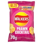 Walkers Prawn Cocktail Sharing Crisps 70g PMP £1.35