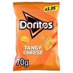 Doritos Tangy Cheese Tortilla Chips Crisps 70g PMP £1.35