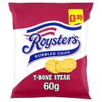 Roysters T-Bone Steak Crisps 60g, £1.35 PMP