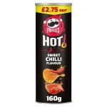 Pringles Hot Sweet Chilli Sharing Crisps 160g PMP £2.75