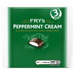 Fry's Peppermint Cream Chocolate Bar 3 Pack Multipack 147g (3 x 49g)