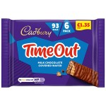 Cadbury Timeout Milk Chocolate Covered Wafer Biscuit Bars Muiltipack 108g (6 x 18g) PMP £1.35