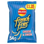 Walkers French Fries Cheese & Onion Crisps 54g PMP £1.35