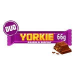 Yorkie DUO Raisin & Biscuit Chocolate Bar 66g