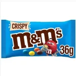 M&M'S Milk Chocolate Crispy Bag 36g