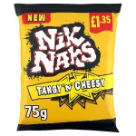 Nik Naks Tangy 'N' Cheesy Crisps 75g, £1.35 PMP