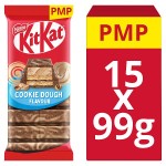 KitKat® Cookie Dough Flavour Chocolate Sharing Bar 99g PMP £1.65