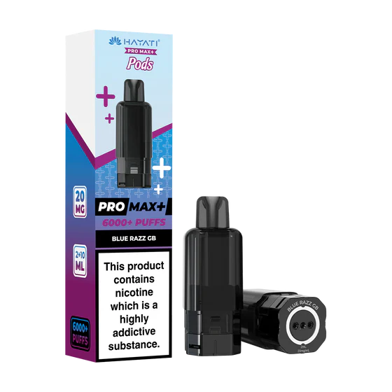 hayati-pro-max-plus-pods-blue-razz-gb_6ce56791-7fba-44ab-8e9f-39e52bc335b5 Hayati Blue Razz GB Hayati Pro Max+ Refill Pack - Image 1