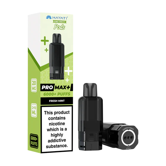hayati-pro-max-plus-pods-fresh-mint Hayati Fresh Mint Hayati Pro Max+ Refill Pack - Image 1