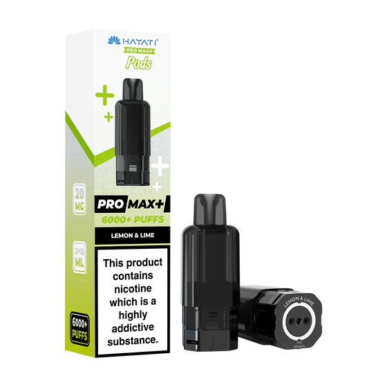 hayati-pro-max-plus-pods-lemon-and-lime_6df4f3d0-b89d-41b4-b731-84ca8caee5e8 Hayati Lemon & Lime Hayati Pro Max+ Refill Pack - Image 1