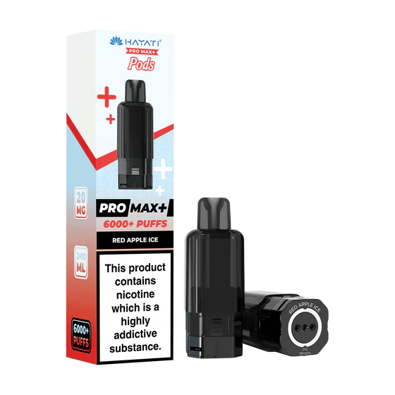 hayati-pro-max-plus-pods-red-apple-ice_9b2128d2-c3bd-4c8e-bb71-e550944713d5 Hayati Red Apple Ice Hayati Pro Max+ Refill Pack - Image 1