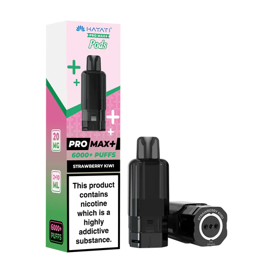 hayati-pro-max-plus-pods-strawberry-kiwi_5581539c-f4b1-40fd-acb3-d16bdf2593c9 Hayati Strawberry Kiwi Hayati Pro Max+ Refill Pack - Image 1