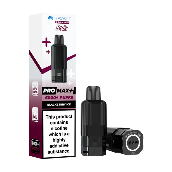 hayati_pro_max_plus_6000_pods_blackberry_ice_1a6f774e-605d-431a-acd5-b4da519a5b49 Hayati Blackberry Ice Hayati Pro Max+ Refill Pack - Image 1